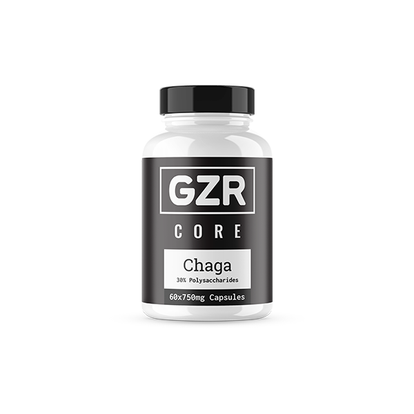 GZR 750mg Chaga Capsules - 60 Capsules The CBD Hut ScentiMelti Wax Melts