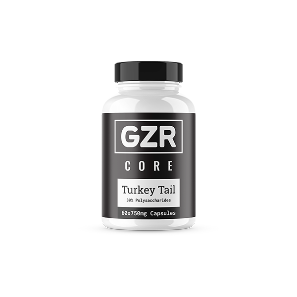 GZR 750mg Turkey Tail Capsules - 60 Capsules - ScentiMelti Home Fragrance, Beauty & Gifts UK