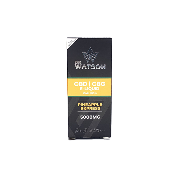 Dr Watson 5000mg CBD E-Liquid Pineapple Express - 10ml - ScentiMelti Home Fragrance, Beauty & Gifts UK