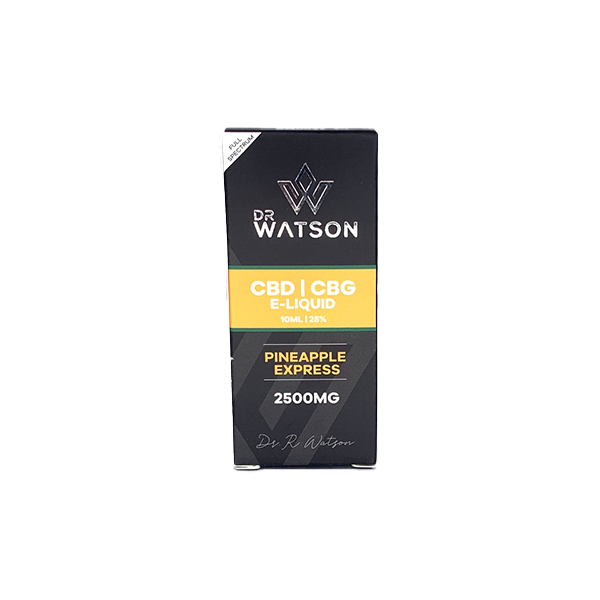 Dr Watson 2500mg CBD E-Liquid Pineapple Express - 10ml - ScentiMelti Home Fragrance, Beauty & Gifts UK