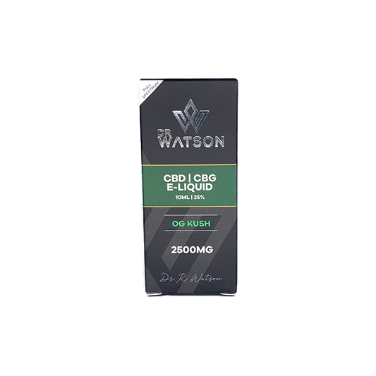 Dr Watson 2500mg CBD E-Liquid OG Kush - 10ml - ScentiMelti Home Fragrance, Beauty & Gifts UK