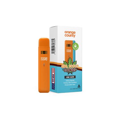 Orange County 750mg CBD Disposable Vape Pen 1ml - ScentiMelti Home Fragrance, Beauty & Gifts UK