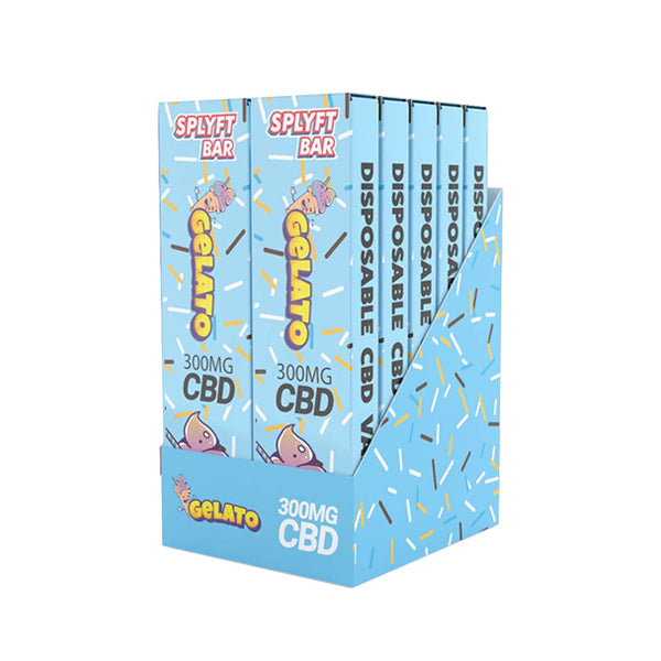 SPLYFT BAR 300mg Full Spectrum CBD Disposable Vape - 12 flavours - ScentiMelti Home Fragrance, Beauty & Gifts UK