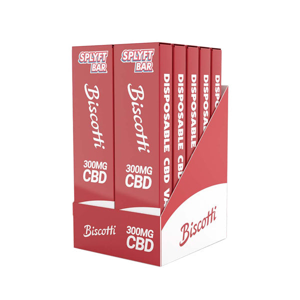 SPLYFT BAR 300mg Full Spectrum CBD Disposable Vape - 12 flavours - ScentiMelti Home Fragrance, Beauty & Gifts UK