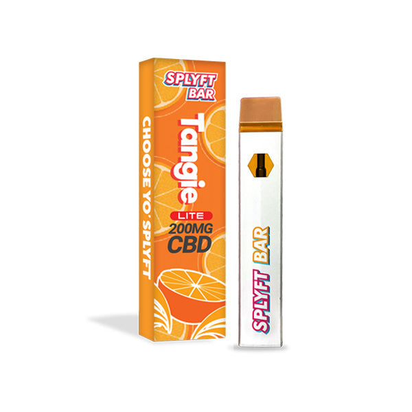 SPLYFT BAR LITE 200mg Full Spectrum CBD Disposable Vape - 12 flavours - ScentiMelti Home Fragrance, Beauty & Gifts UK