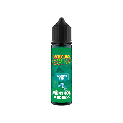 Why So CBD? 1000mg Full Spectrum CBD E-liquid 60ml The CBD Hut ScentiMelti Wax Melts