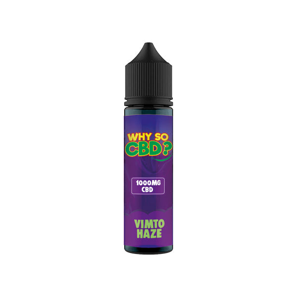 Why So CBD? 1000mg Full Spectrum CBD E-liquid 60ml The CBD Hut ScentiMelti Wax Melts