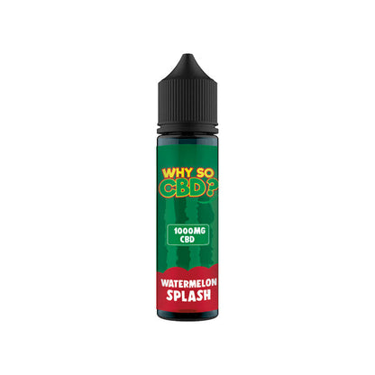 Why So CBD? 1000mg Full Spectrum CBD E-liquid 60ml The CBD Hut ScentiMelti Wax Melts