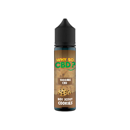 Why So CBD? 1000mg Full Spectrum CBD E-liquid 60ml The CBD Hut ScentiMelti Wax Melts