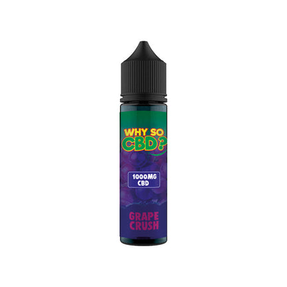 Why So CBD? 1000mg Full Spectrum CBD E-liquid 60ml The CBD Hut ScentiMelti Wax Melts