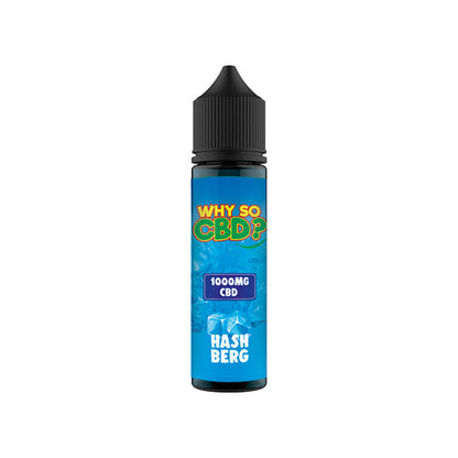 Why So CBD? 1000mg Full Spectrum CBD E-liquid 60ml The CBD Hut ScentiMelti Wax Melts