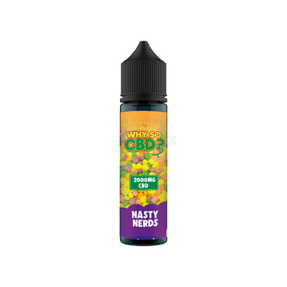 Why So CBD? 2000mg Full Spectrum CBD E-liquid 60ml The CBD Hut ScentiMelti Wax Melts