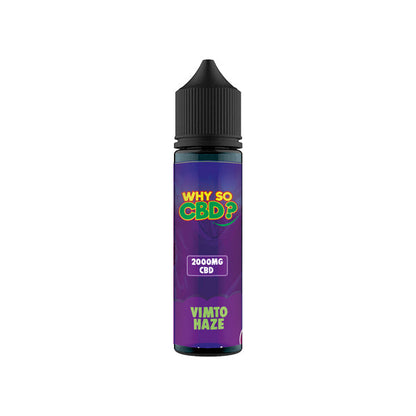 Why So CBD? 2000mg Full Spectrum CBD E-liquid 60ml The CBD Hut ScentiMelti Wax Melts