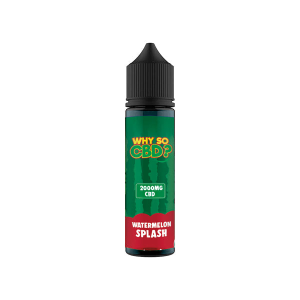 Why So CBD? 2000mg Full Spectrum CBD E-liquid 60ml The CBD Hut ScentiMelti Wax Melts