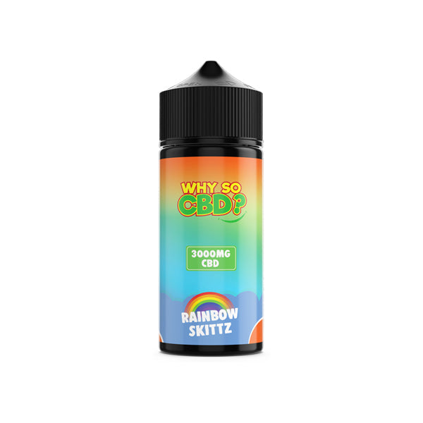 Why So CBD? 3000mg Full Spectrum CBD E-liquid 120ml The CBD Hut ScentiMelti Wax Melts