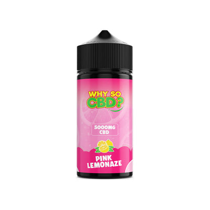 Why So CBD? 5000mg Full Spectrum CBD E-liquid 120ml The CBD Hut ScentiMelti Wax Melts