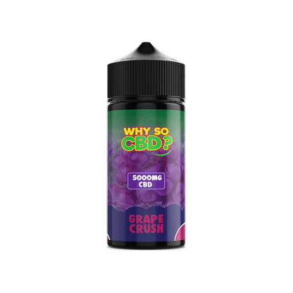 Why So CBD? 5000mg Full Spectrum CBD E-liquid 120ml The CBD Hut ScentiMelti Wax Melts