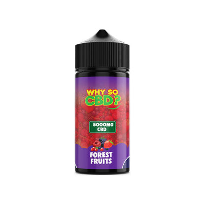 Why So CBD? 5000mg Full Spectrum CBD E-liquid 120ml The CBD Hut ScentiMelti Wax Melts