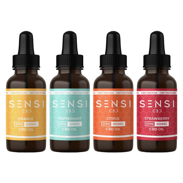 Sensi CBD 500mg CBD Broad-Spectrum Tinture Oil 30ml (BUY 1 GET 1 FREE) - ScentiMelti Home Fragrance, Beauty & Gifts UK