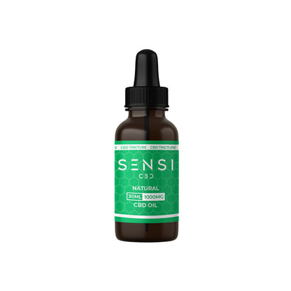 Sensi CBD 1000mg CBD Broad-Spectrum Tinture Oil 30ml (BUY 1 GET 1 FREE) - ScentiMelti Home Fragrance, Beauty & Gifts UK