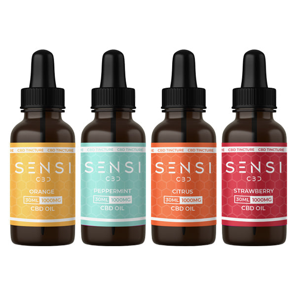 Sensi CBD 1000mg CBD Broad-Spectrum Tinture Oil 30ml (BUY 1 GET 1 FREE) - ScentiMelti Home Fragrance, Beauty & Gifts UK