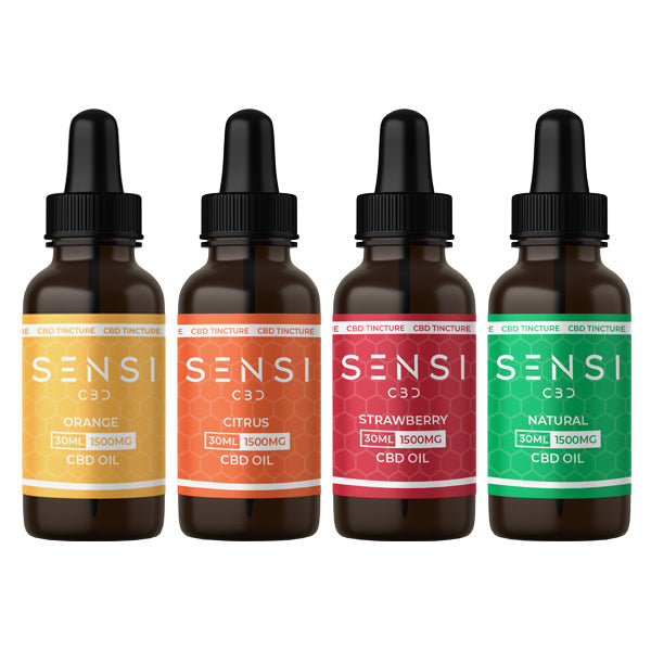 Sensi CBD 1500mg CBD Broad-Spectrum Tinture Oil 30ml (BUY 1 GET 1 FREE) - ScentiMelti Home Fragrance, Beauty & Gifts UK