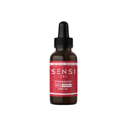 Sensi CBD 2500mg CBD Broad-Spectrum Tinture Oil 30ml (BUY 1 GET 1 FREE) - ScentiMelti Home Fragrance, Beauty & Gifts UK