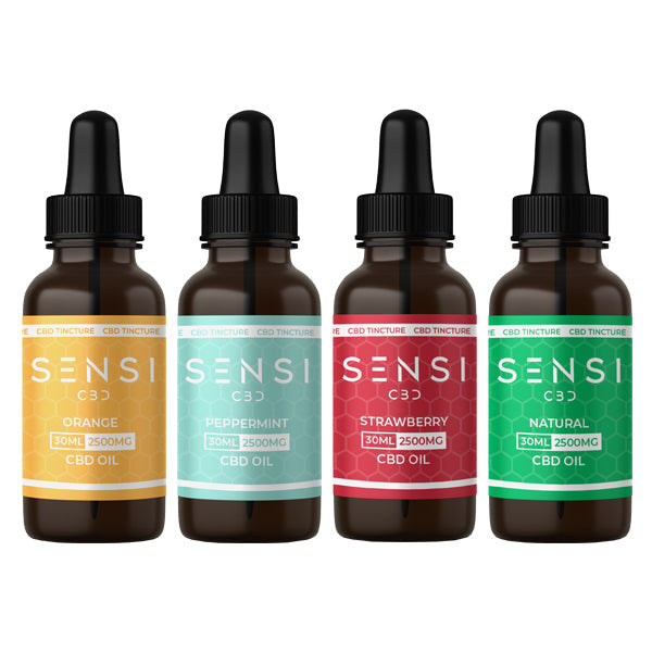 Sensi CBD 2500mg CBD Broad-Spectrum Tinture Oil 30ml (BUY 1 GET 1 FREE) - ScentiMelti Home Fragrance, Beauty & Gifts UK