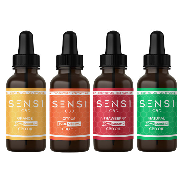 Sensi CBD 5000mg CBD Broad-Spectrum Tinture Oil 30ml (BUY 1 GET 1 FREE) - ScentiMelti Home Fragrance, Beauty & Gifts UK