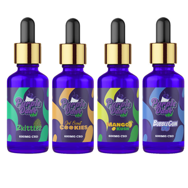 Purple Dank CBD 600mg Flavoured Full-Spectrum CBD Oil 30ml (BUY 1 GET 1 FREE) - ScentiMelti Home Fragrance, Beauty & Gifts UK