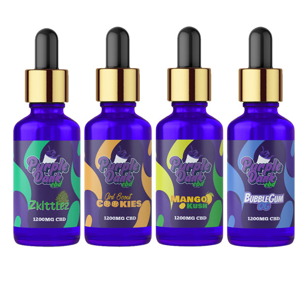 Purple Dank CBD 1200mg Flavoured Full-Spectrum CBD Oil 30ml (BUY 1 GET 1 FREE) - ScentiMelti Home Fragrance, Beauty & Gifts UK