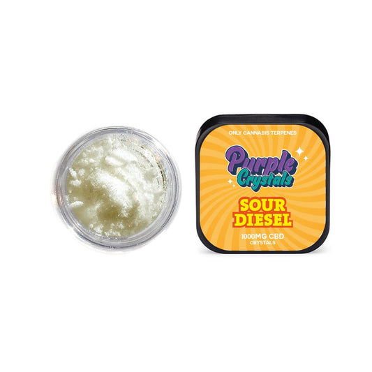 Purple Crystals by Purple Dank 1000mg CBD Crystals - Sour Diesel (BUY 1 GET 1 FREE) - ScentiMelti Home Fragrance, Beauty & Gifts UK