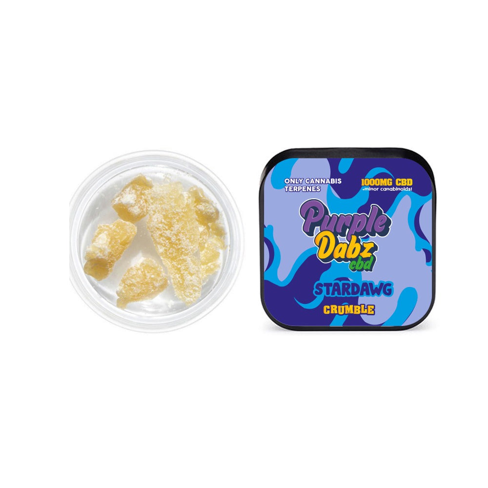 Purple Dabz by Purple Dank 1000mg CBD Crumble - Strawdawg (BUY 1 GET 1 FREE) - ScentiMelti Home Fragrance, Beauty & Gifts UK