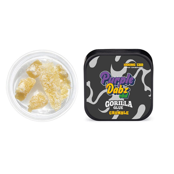 Purple Dabz by Purple Dank 1000mg CBD Crumble - Gorilla Glue (BUY 1 GET 1 FREE) - ScentiMelti Home Fragrance, Beauty & Gifts UK