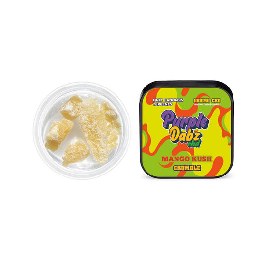 Purple Dabz by Purple Dank 1000mg CBD Crumble - Mango Kush (BUY 1 GET 1 FREE) - ScentiMelti Home Fragrance, Beauty & Gifts UK