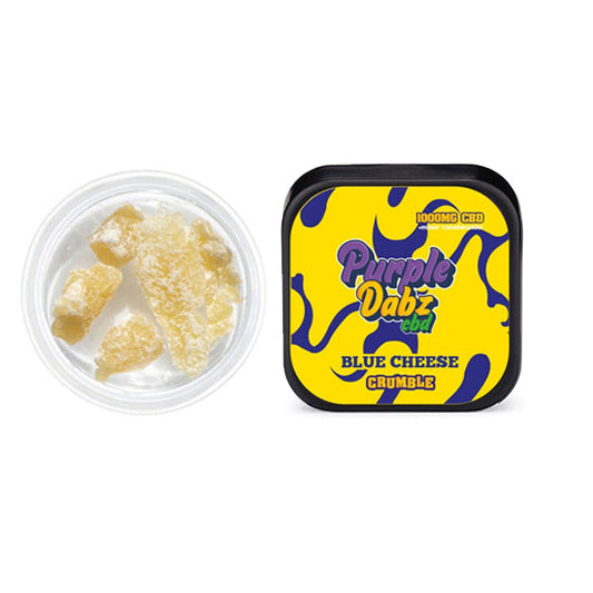 Purple Dabz by Purple Dank 1000mg CBD Crumble - Blue Cheese (BUY 1 GET 1 FREE) - ScentiMelti Home Fragrance, Beauty & Gifts UK