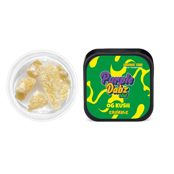 Purple Dabz by Purple Dank 1000mg CBD Crumble - OG Kush (BUY 1 GET 1 FREE) - ScentiMelti Home Fragrance, Beauty & Gifts UK