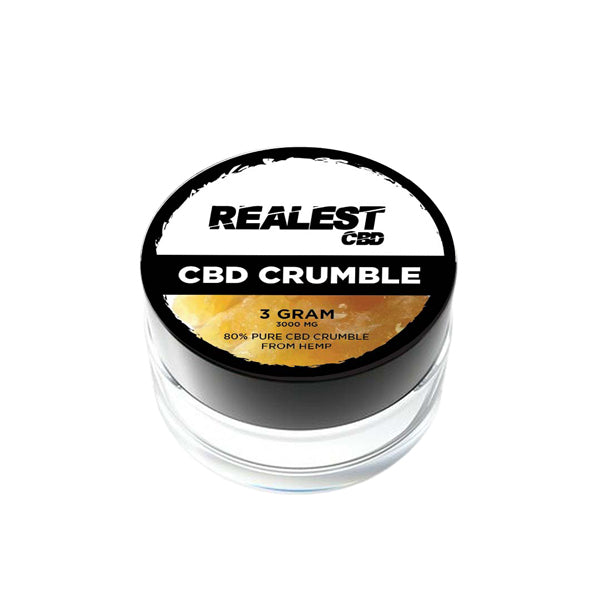 Realest CBD 3000mg 80% Broad Spectrum CBD Crumble (BUY 1 GET 1 FREE) - ScentiMelti Home Fragrance, Beauty & Gifts UK