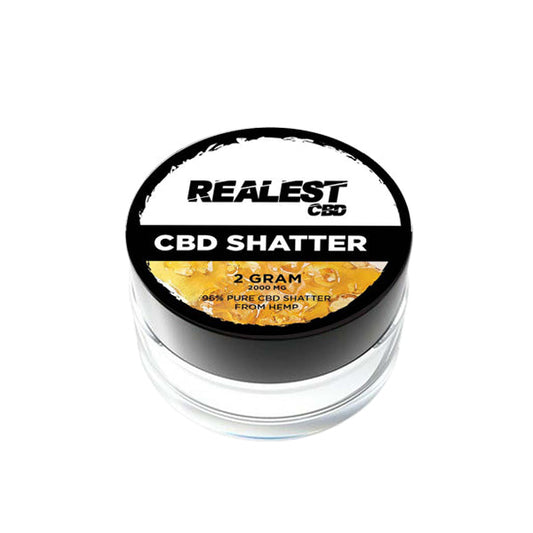 Realest CBD 2000mg Broad Spectrum CBD Shatter (BUY 1 GET 1 FREE) - ScentiMelti Home Fragrance, Beauty & Gifts UK