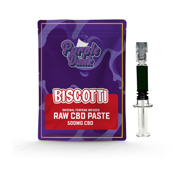 Purple Dank 1000mg CBD Raw Paste with Natural Terpenes - Biscotti (BUY 1 GET 1 FREE) - ScentiMelti Home Fragrance, Beauty & Gifts UK