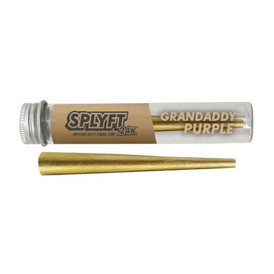 SPLYFT 24K Gold Edition 25mg CBD Infused Cones – Granddaddy Purple - ScentiMelti Home Fragrance, Beauty & Gifts UK