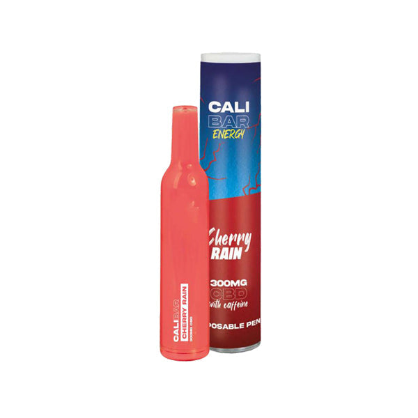 CALI BAR ENERGY with Caffeine Full Spectrum 300mg CBD Disposable Vape (Multipack x10) - ScentiMelti Home Fragrance, Beauty & Gifts UK