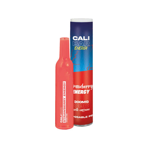 CALI BAR ENERGY with Caffeine Full Spectrum 300mg CBD Disposable Vape (Multipack x10) - ScentiMelti Home Fragrance, Beauty & Gifts UK