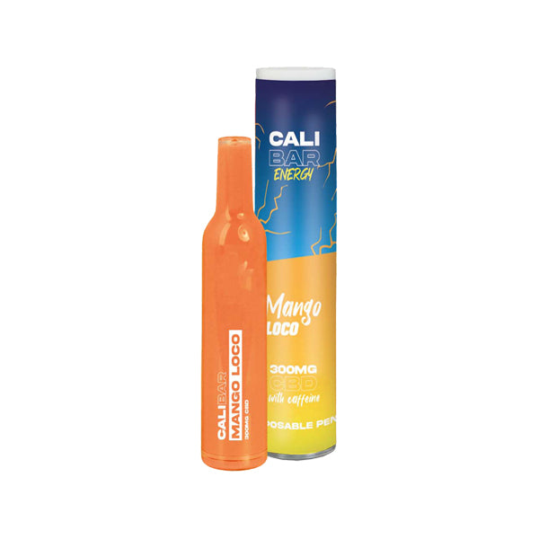 CALI BAR ENERGY with Caffeine Full Spectrum 300mg CBD Disposable Vape (Multipack x10) - ScentiMelti Home Fragrance, Beauty & Gifts UK