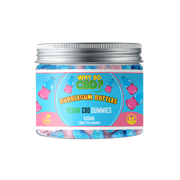 Why So CBD? 500mg Broad Spectrum CBD Small Vegan Gummies - 11 Flavours - ScentiMelti Home Fragrance, Beauty & Gifts UK