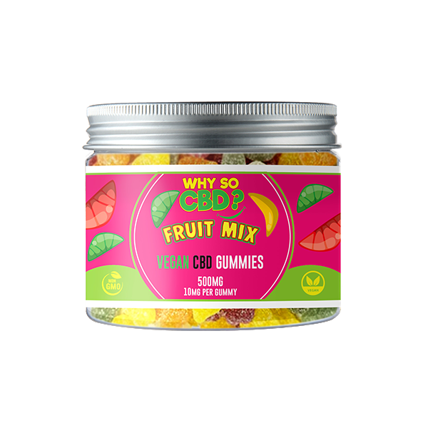 Why So CBD? 500mg Broad Spectrum CBD Small Vegan Gummies - 11 Flavours - ScentiMelti Home Fragrance, Beauty & Gifts UK