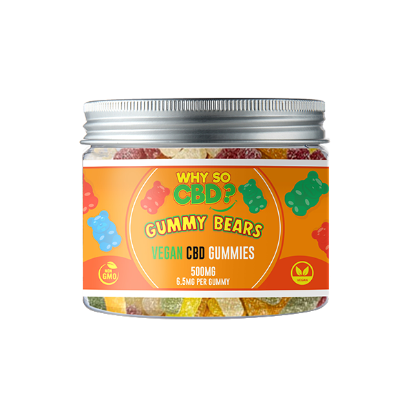 Why So CBD? 500mg Broad Spectrum CBD Small Vegan Gummies - 11 Flavours - ScentiMelti Home Fragrance, Beauty & Gifts UK