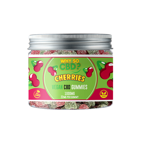 Why So CBD? 1000mg Broad Spectrum CBD Small Vegan Gummies - 11 Flavours - ScentiMelti Home Fragrance, Beauty & Gifts UK