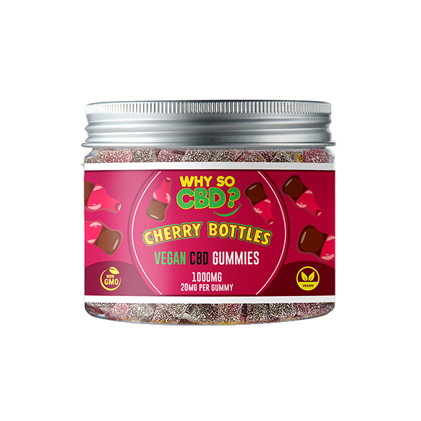 Why So CBD? 1000mg Broad Spectrum CBD Small Vegan Gummies - 11 Flavours - ScentiMelti Home Fragrance, Beauty & Gifts UK