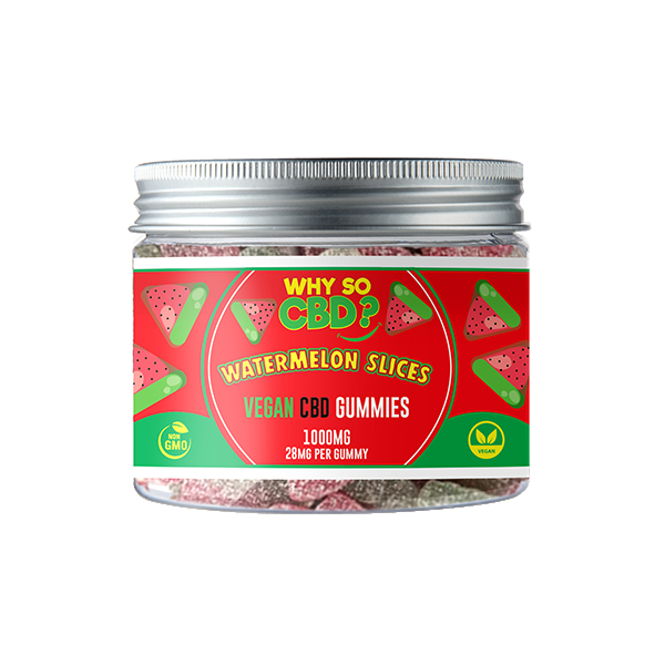 Why So CBD? 1000mg Broad Spectrum CBD Small Vegan Gummies - 11 Flavours - ScentiMelti Home Fragrance, Beauty & Gifts UK